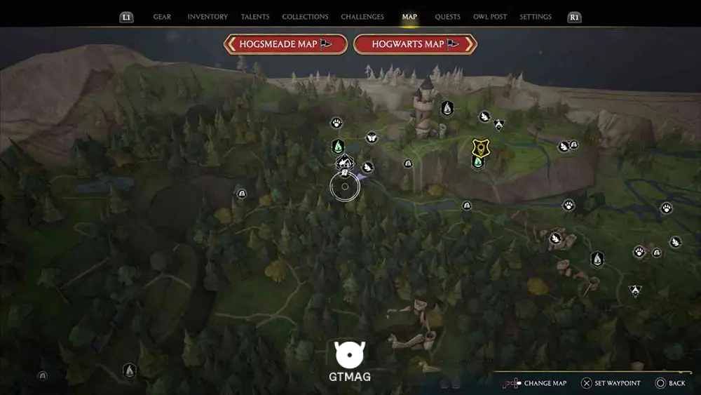 NORTH FORD BOG - تمام موقعیتهای Landing Platform در هاگوارتز لگسی - Hogwarts Legacy