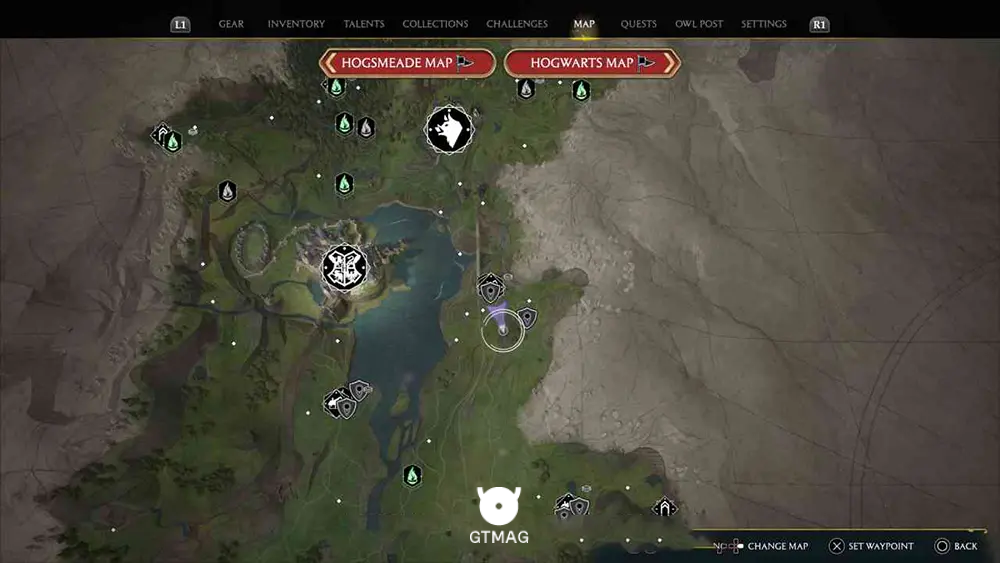 SOUTH HOGWARTS REGION - تمام موقعیتهای Landing Platform در هاگوارتز لگسی - Hogwarts Legacy
