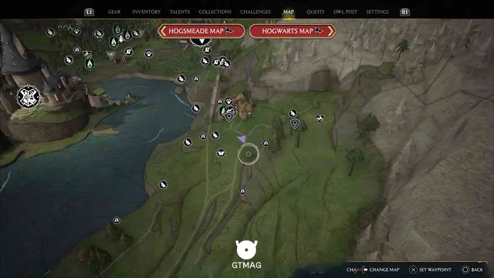 SOUTH HOGWARTS REGION - تمام موقعیتهای Landing Platform در هاگوارتز لگسی - Hogwarts Legacy