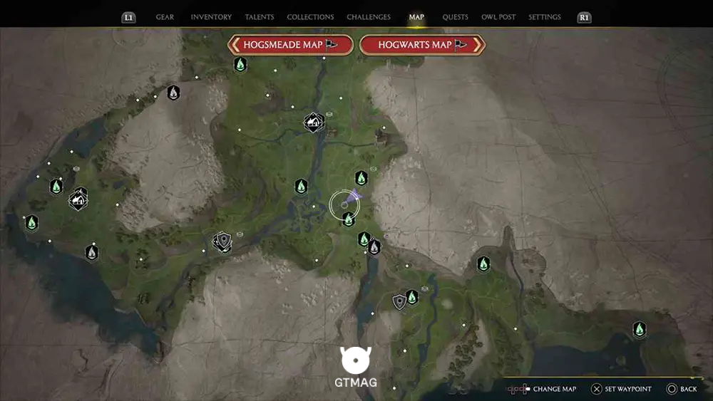 HOGWARTS VALLEY - تمام موقعیتهای Landing Platform در هاگوارتز لگسی - Hogwarts Legacy