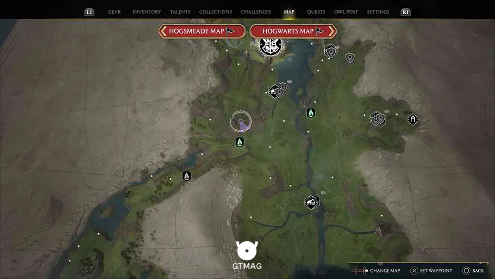 HOGWARTS VALLEY - تمام موقعیتهای Landing Platform در هاگوارتز لگسی - Hogwarts Legacy