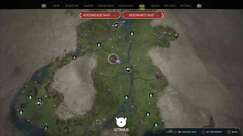 HOGWARTS VALLEY - تمام موقعیتهای Landing Platform در هاگوارتز لگسی - Hogwarts Legacy