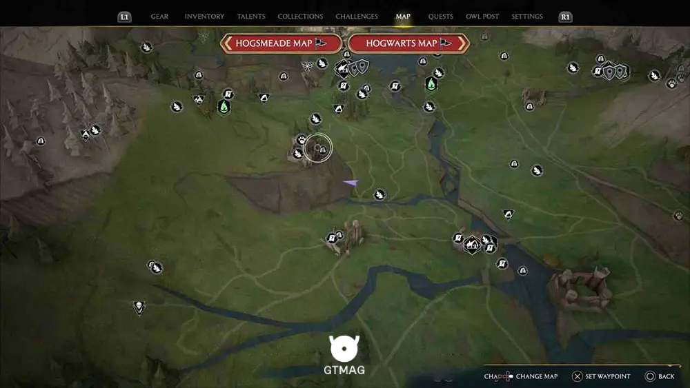 HOGWARTS VALLEY - تمام موقعیتهای Landing Platform در هاگوارتز لگسی - Hogwarts Legacy