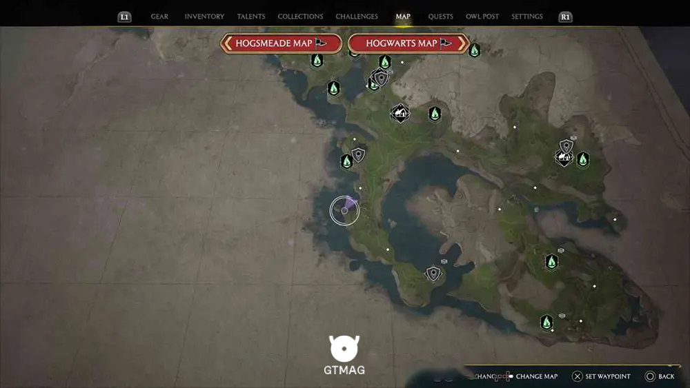 MANOR CAPE - تمام موقعیتهای Landing Platform در هاگوارتز لگسی - Hogwarts Legacy