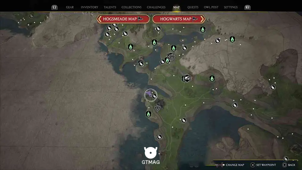 MANOR CAPE - تمام موقعیتهای Landing Platform در هاگوارتز لگسی - Hogwarts Legacy