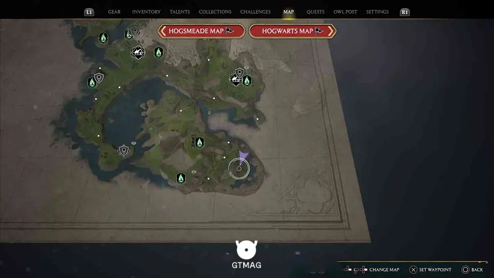 CLAGMAR COAST - تمام موقعیتهای Landing Platform در هاگوارتز لگسی - Hogwarts Legacy