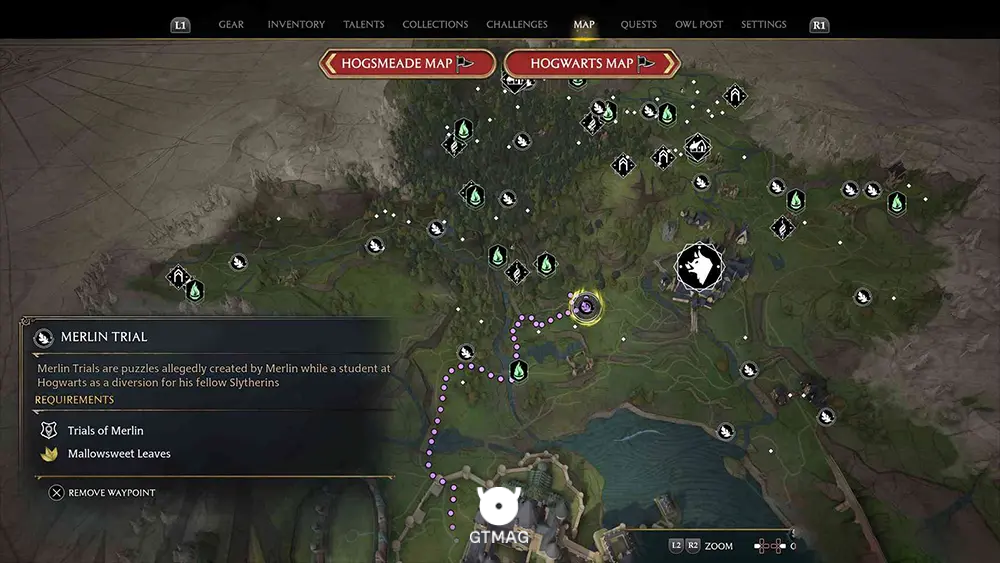 North Hogwarts Region - تمام مکانها و راهحلهای Merlin Trials در هاگوارتز لگسی - Hogwarts Legacy