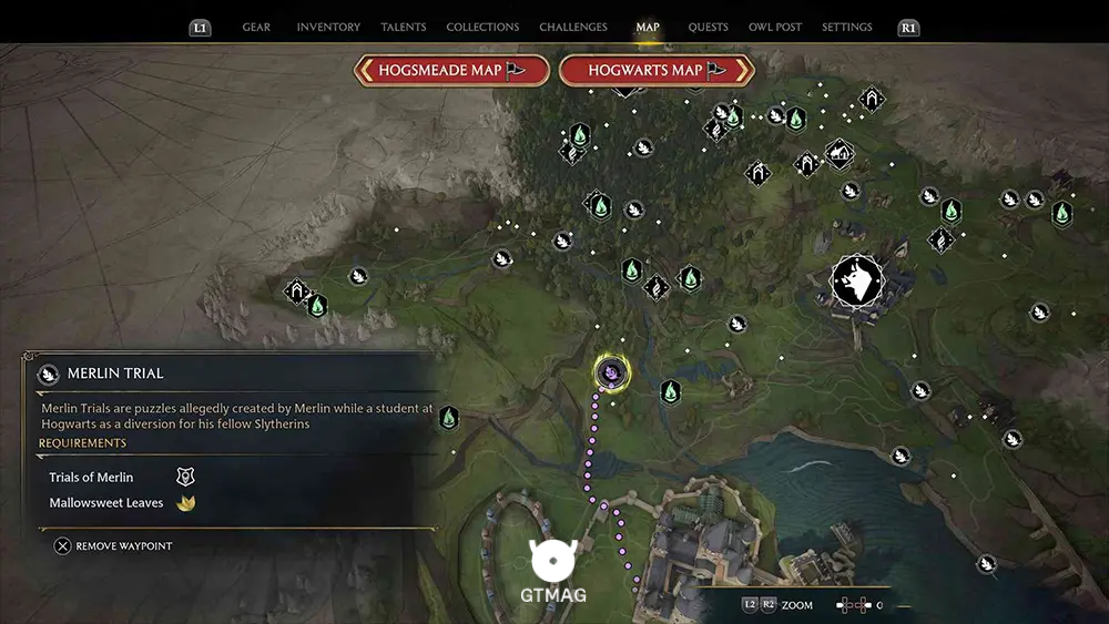 North Hogwarts Region - تمام مکانها و راهحلهای Merlin Trials در هاگوارتز لگسی - Hogwarts Legacy