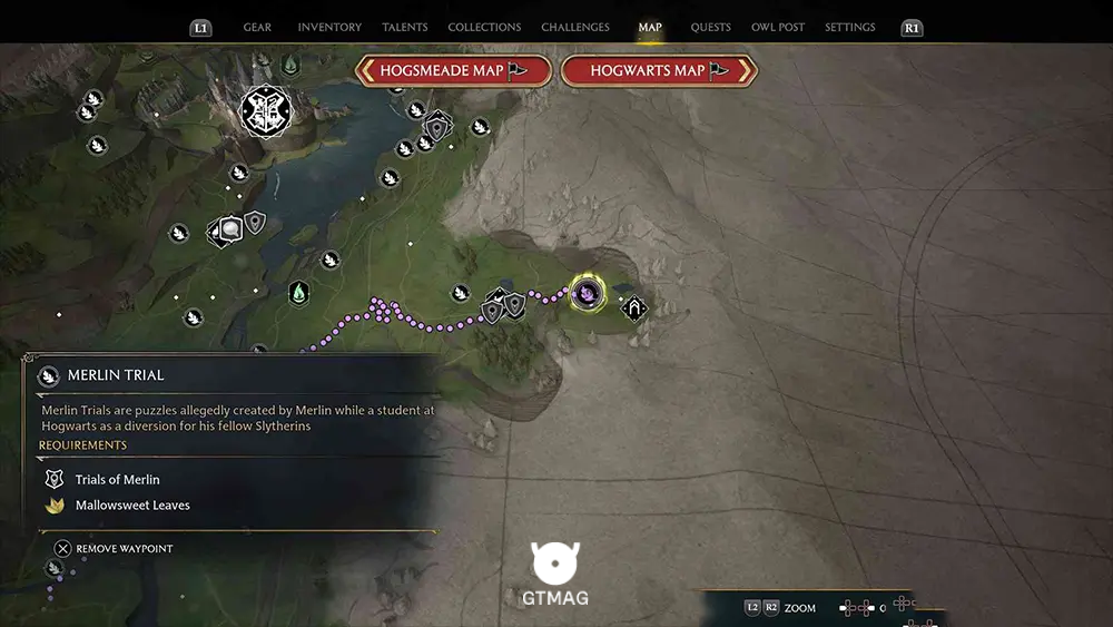 Hogwarts Valley - تمام مکانها و راهحلهای Merlin Trials در هاگوارتز لگسی - Hogwarts Legacy