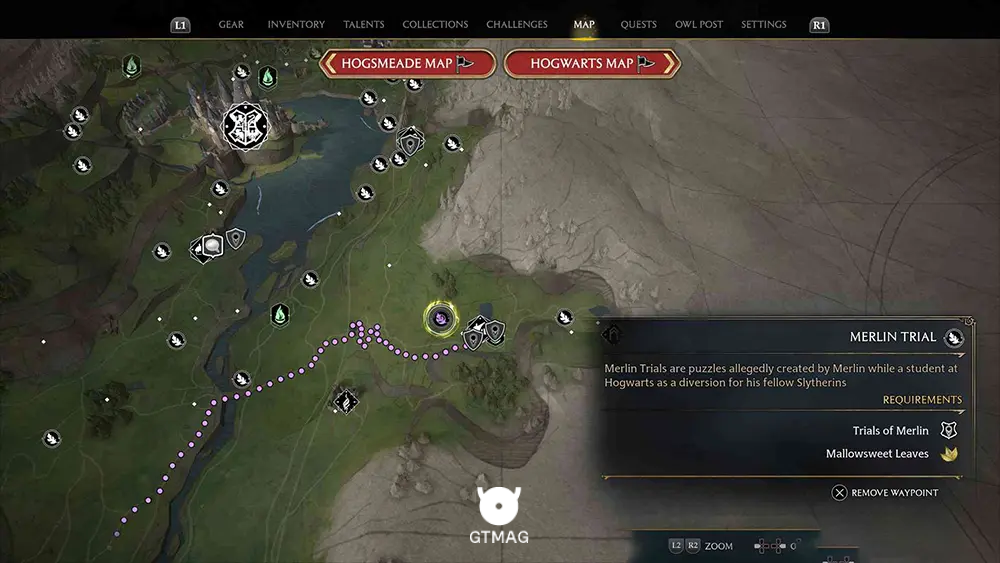 Hogwarts Valley - تمام مکانها و راهحلهای Merlin Trials در هاگوارتز لگسی - Hogwarts Legacy