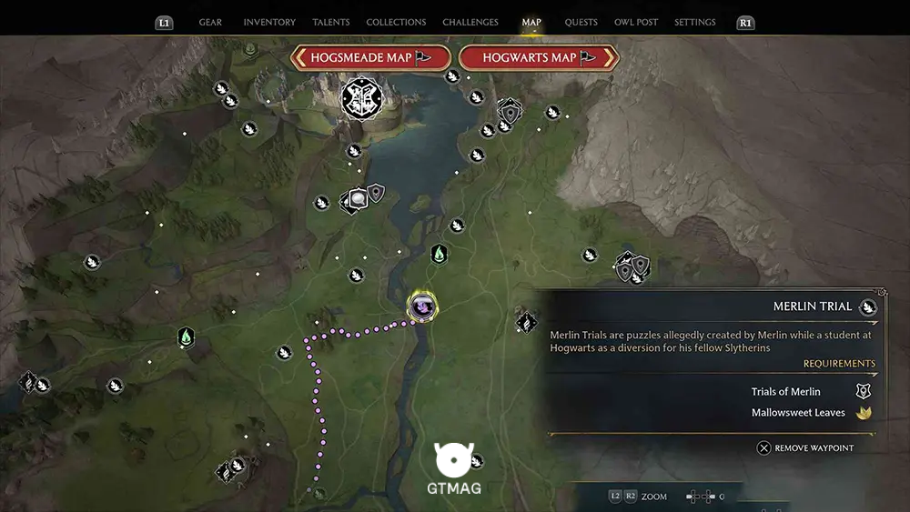 Hogwarts Valley - تمام مکانها و راهحلهای Merlin Trials در هاگوارتز لگسی - Hogwarts Legacy