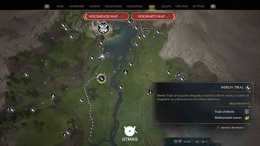 Hogwarts Valley - تمام مکانها و راهحلهای Merlin Trials در هاگوارتز لگسی - Hogwarts Legacy