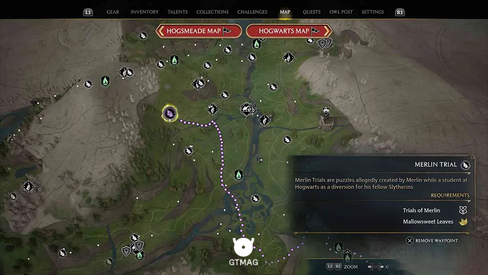 Hogwarts Valley - تمام مکانها و راهحلهای Merlin Trials در هاگوارتز لگسی - Hogwarts Legacy
