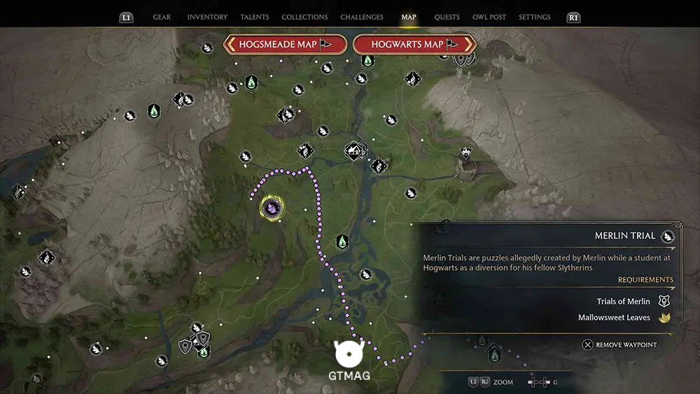 Hogwarts Valley - تمام مکانها و راهحلهای Merlin Trials در هاگوارتز لگسی - Hogwarts Legacy