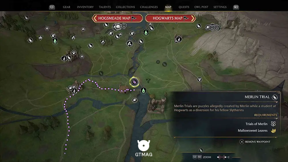 Hogwarts Valley - تمام مکانها و راهحلهای Merlin Trials در هاگوارتز لگسی - Hogwarts Legacy