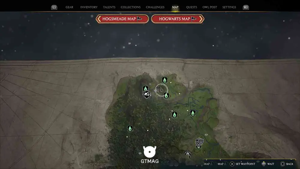 NORTH FORD BOG - مکان همه Astronomy Table ها در هاگوارتز لگسی - Hogwarts Legacy