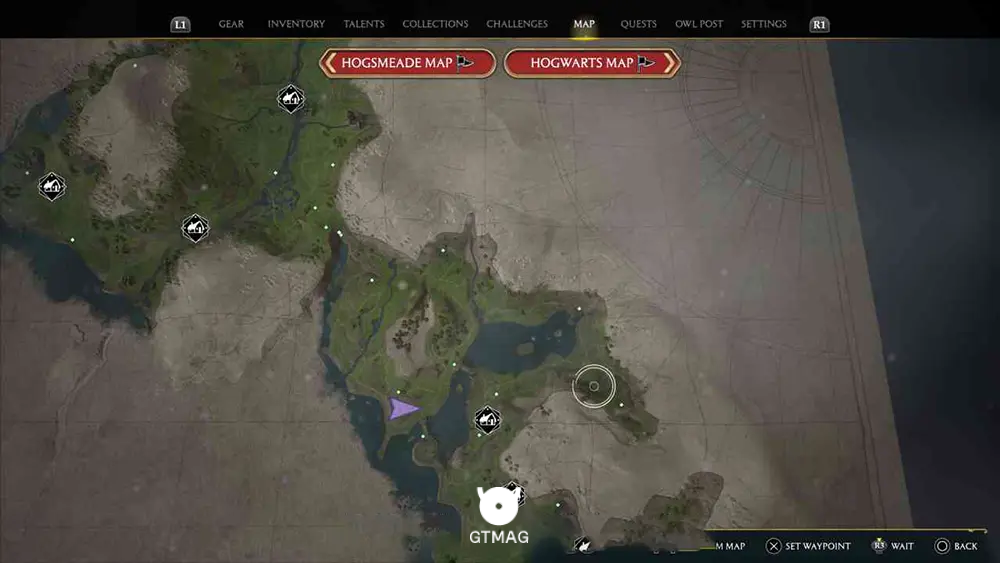 MARUNWEEM LAKE - مکان همه Astronomy Table ها در هاگوارتز لگسی - Hogwarts Legacy