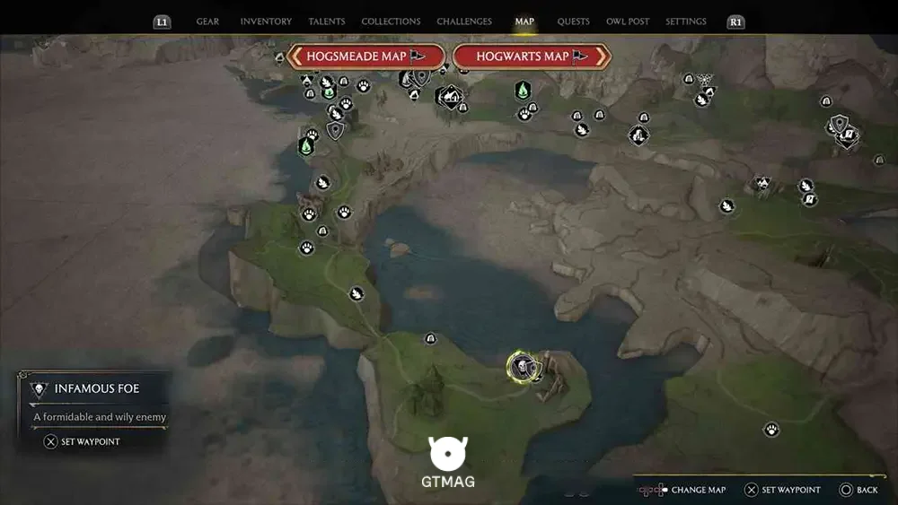 Infamous Foe شماره 15: Dunstan Trinity - تمام مکان&zwnj;های Infamous Foes در هاگوارتز لگسی - Hogwarts Legacy
