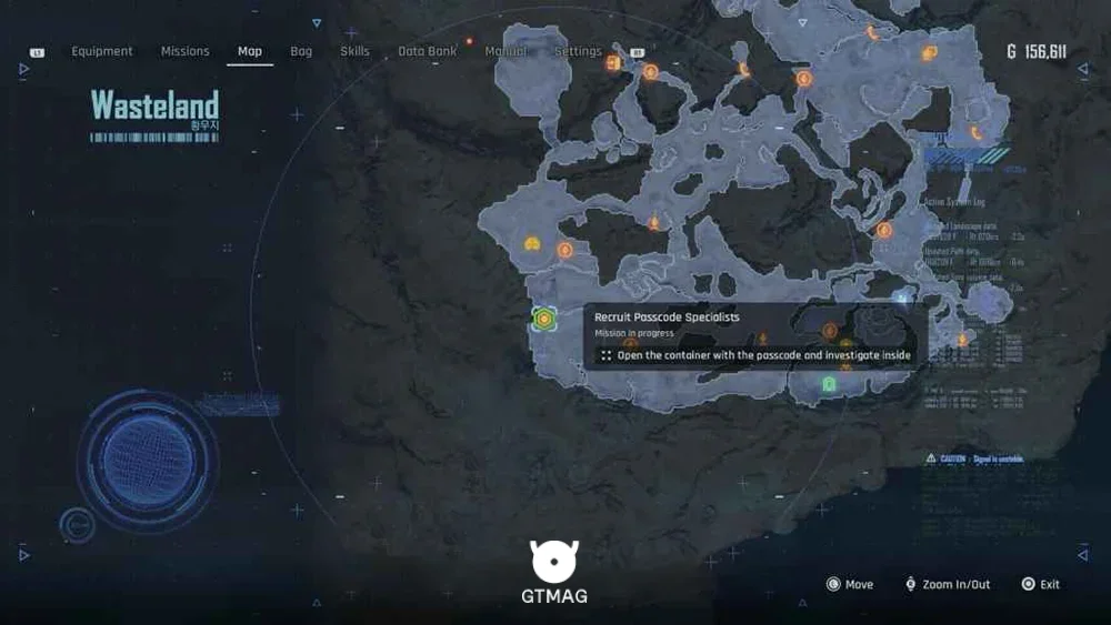 مکان Container - راهنمای درخواست Recruit Passcode Specialists در استلار بلید - Stellar Blade