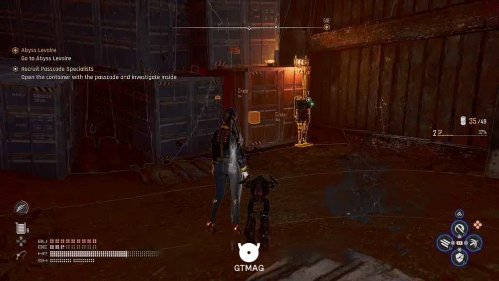 مکان Container - راهنمای درخواست Recruit Passcode Specialists در استلار بلید - Stellar Blade