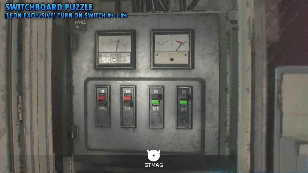 پازل Prison Switchboard فقط برای Leon - راهنمای تمام راه&zwnj;حل&zwnj;های پازل رزیدنت اویل 2 ریمیک - Resident Evil 2 Remake