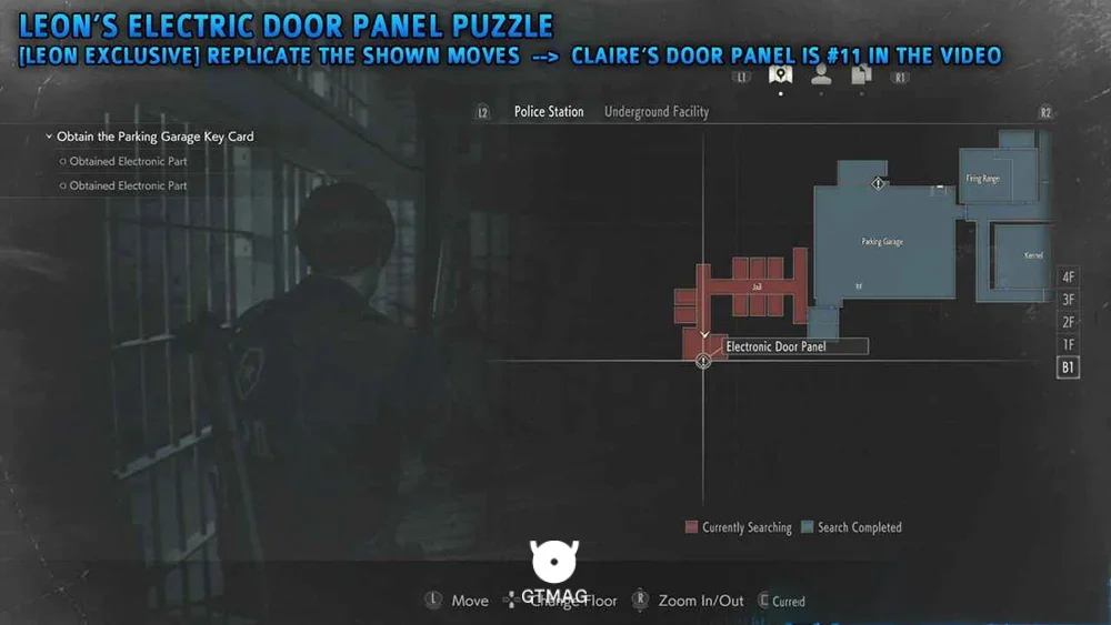 Electronic Door Panel برای Leon - راهنمای تمام راه&zwnj;حل&zwnj;های پازل رزیدنت اویل 2 ریمیک - Resident Evil 2 Remake