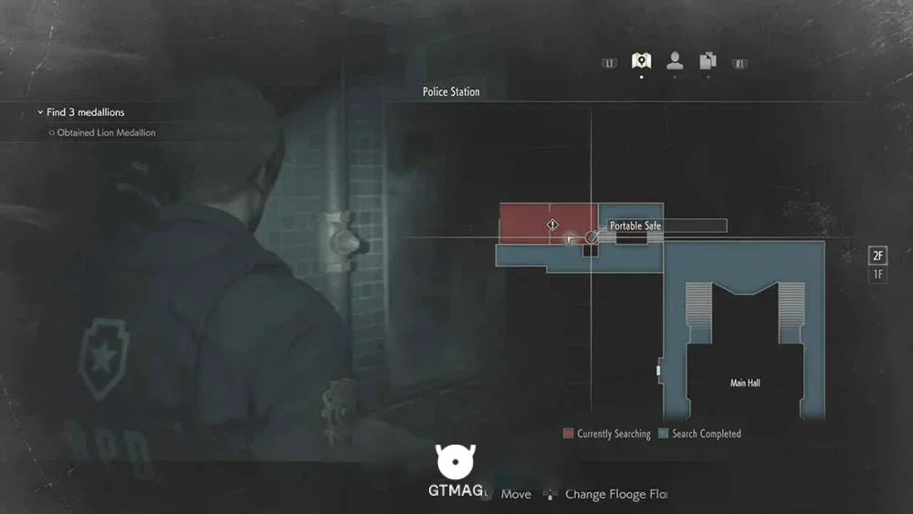 Bonus: Portable Safe &ndash; Shower Room 2F - تمام رمز ها و مکان های قفل و گاوصندوق در رزیدنت اویل 2 ریمیک - Resident Evil 2 Remake
