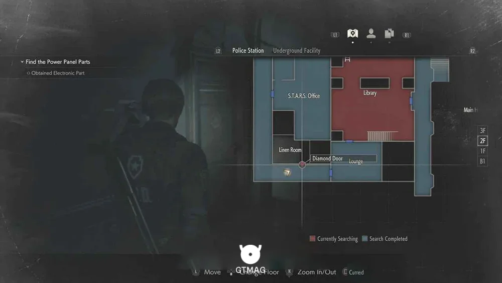 Bonus: Portable Safe &ndash; Linen Room - تمام رمز ها و مکان های قفل و گاوصندوق در رزیدنت اویل 2 ریمیک - Resident Evil 2 Remake