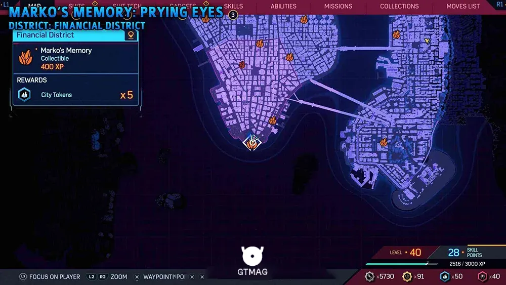Marko&rsquo;s Memory .2: Prying Eyes - تمام موقعیت&zwnj;های Marko&rsquo;s Memories در اسپایدرمن 2 - Marvel's Spider-Man 2