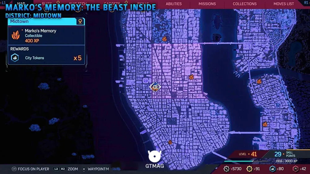 Marko&rsquo;s Memory .8: The Beast Inside - تمام موقعیت&zwnj;های Marko&rsquo;s Memories در اسپایدرمن 2 - Marvel's Spider-Man 2