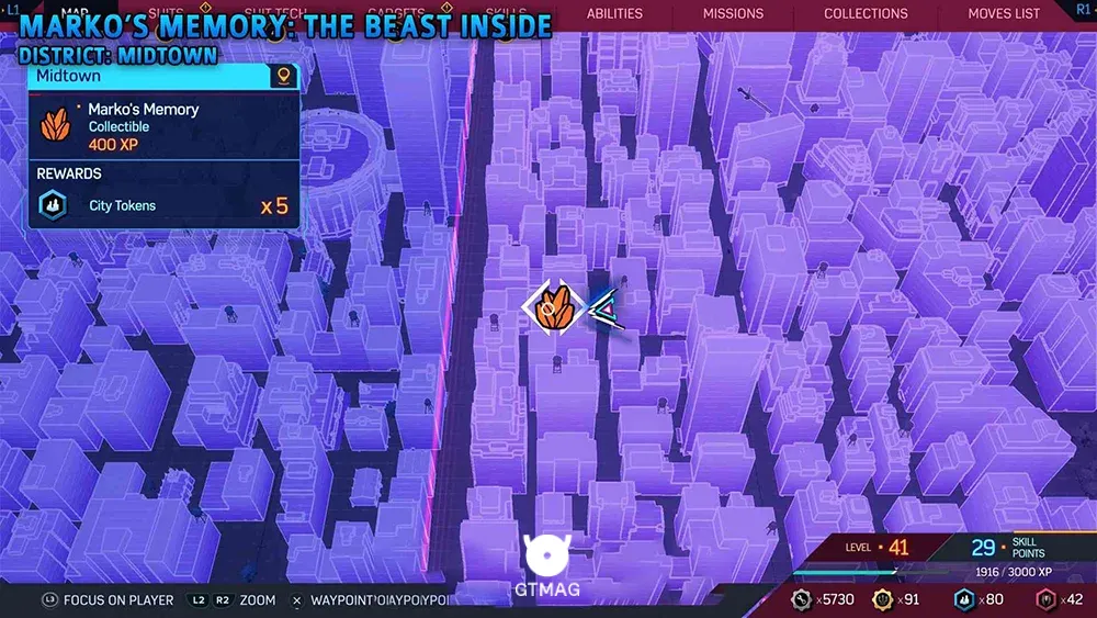 Marko&rsquo;s Memory .8: The Beast Inside - تمام موقعیت&zwnj;های Marko&rsquo;s Memories در اسپایدرمن 2 - Marvel's Spider-Man 2