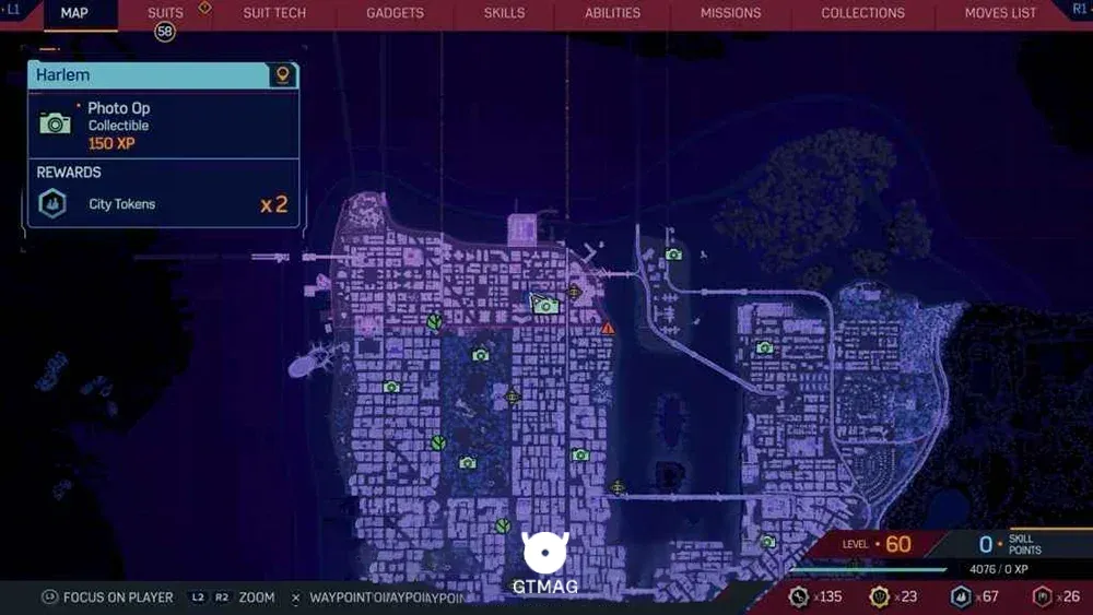 موقعیت عکاسی شماره&nbsp;11: The City Game - تمام مکان&zwnj;ها و راه&zwnj;حل&zwnj;های موقعیت&zwnj;های عکاسی (Photo Ops) در اسپایدرمن 2 - Marvel's Spider-Man 2