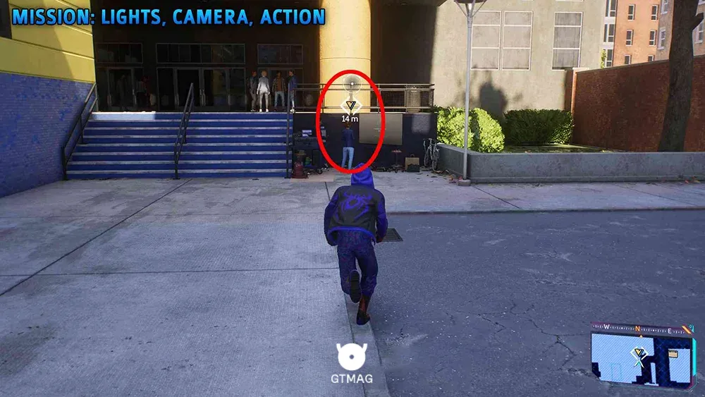 BROOKLYN VISION .4 &ndash; LIGHTS, CAMERA, ACTION - تمام مکان&zwnj;ها و راه&zwnj;حل&zwnj;های Brooklyn Visions در اسپایدرمن 2 - Marvel's Spider-Man 2