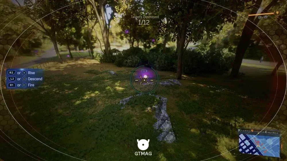 2 &ndash; CENTRAL PARK: BEE DRONES - تمام مکان&zwnj;ها و راه&zwnj;حل&zwnj;های EMF Experiment (آزمایش&zwnj;های EMF) در اسپایدر من 2 (Marvel's Spider-Man 2)