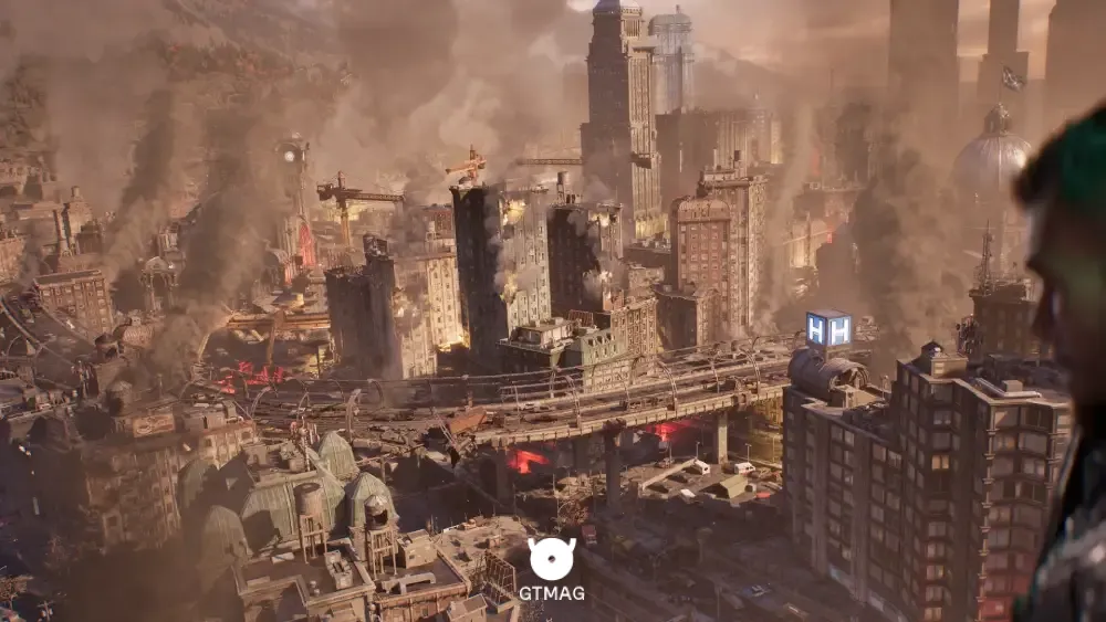 تصویری از شهر کلونیا در سری gears of war