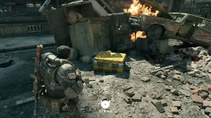 تصویری از یک هارد کیس در بازی gears of war eday