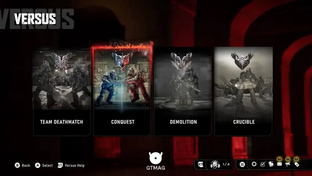 تصویری از حالت Versus بازی Gears of War Eday