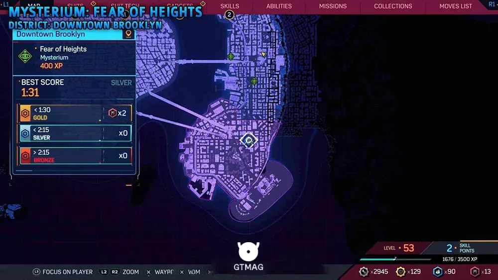 Mysterium .6: Fear Of Heights - تمام مکان&zwnj;های Mysterium در اسپایدرمن 2 - Marvel's Spider-Man 2