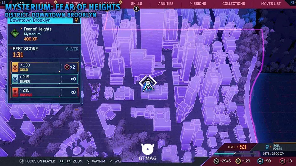Mysterium .6: Fear Of Heights - تمام مکان&zwnj;های Mysterium در اسپایدرمن 2 - Marvel's Spider-Man 2
