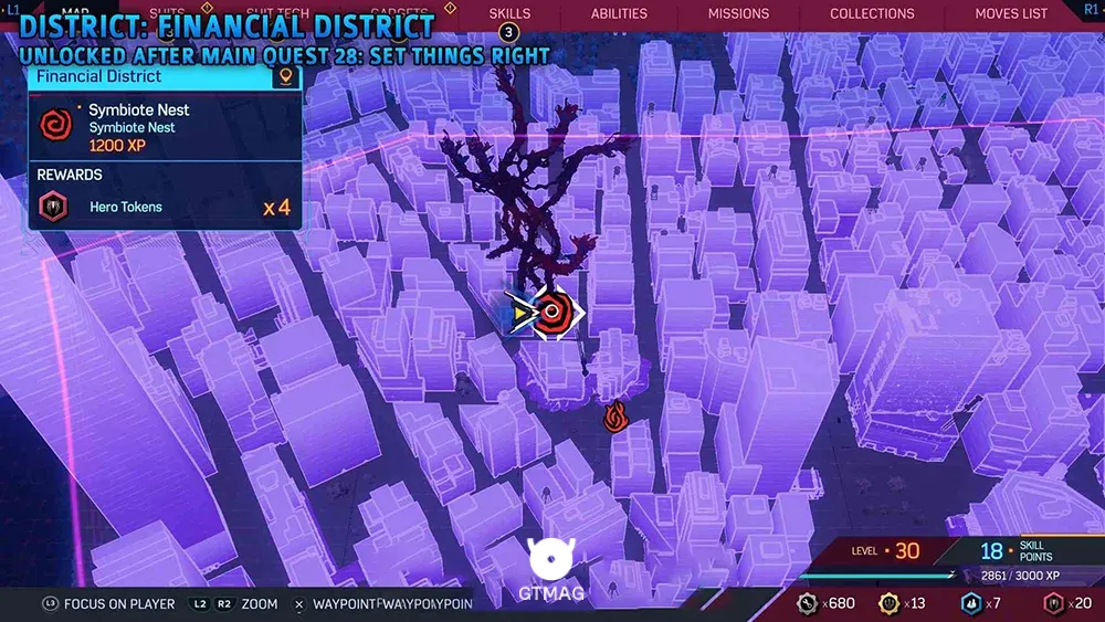 Symbiote Nest شماره 6 - تمام مکان&zwnj;های Symbiote Nest در اسپایدرمن 2 - Marvel's Spider-Man 2
