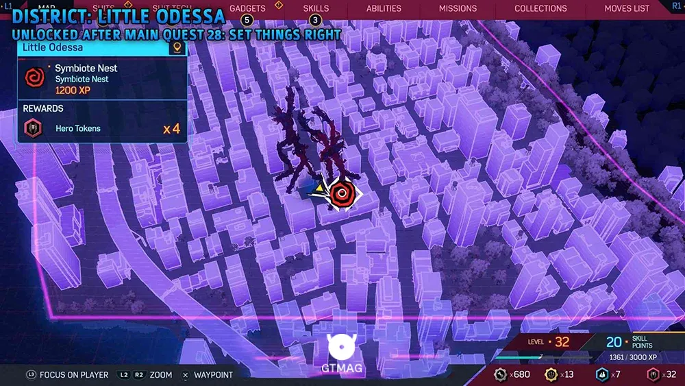 Symbiote Nest شماره 9 - تمام مکان&zwnj;های Symbiote Nest در اسپایدرمن 2 - Marvel's Spider-Man 2