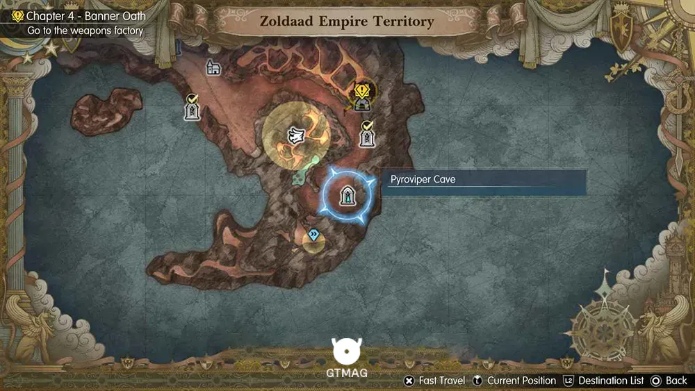 Cave Master .6: Pyroviper - تمام مکان&zwnj;های Cave Master در فاینال فانتزی رزونانس - Final Fantasy Resonance