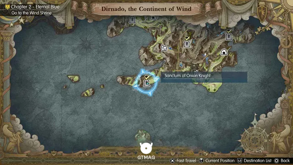 8. Onion Knight - تمام مکان&zwnj;های Vision در فاینال فانتزی رزونانس - Final Fantasy Resonance