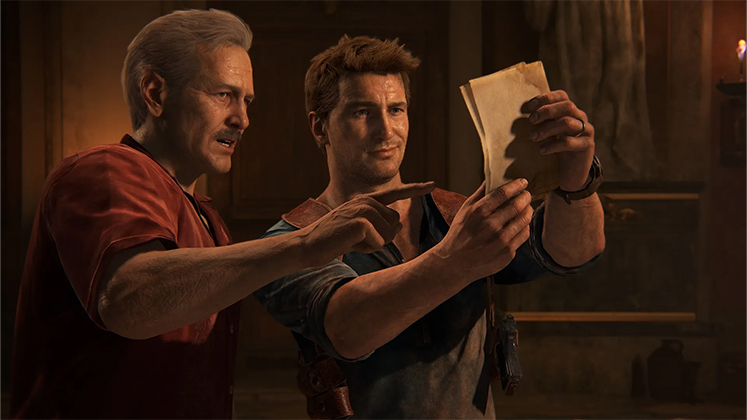 نیتن دریک و سم دریک در بازی Uncharted 4