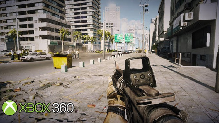 صحنه‌ای از گیم‌پلی کلاسیک Battlefield 3 یا Battlefield 4
