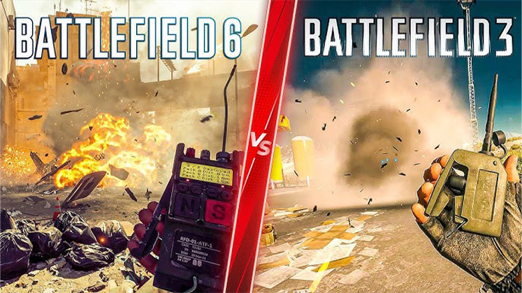 مقایسه گرافیک Battlefield 6 و نسخه‌های قبلی