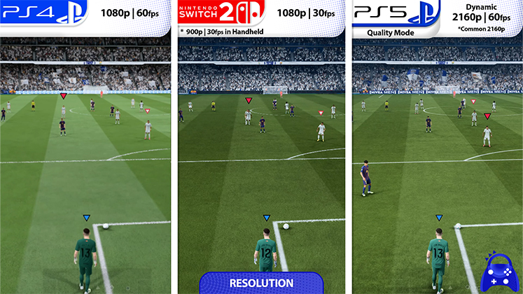 مقایسه نرخ فریم و گرافیک FC26
