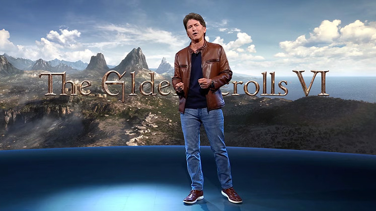 تاد هاوارد در حال معرفی The Elder Scrolls VI