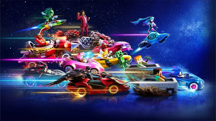 بنر بازی Sonic Racing: CrossWorlds