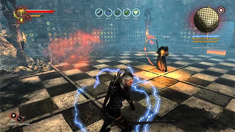 فایت و مبارزه در Witcher 2